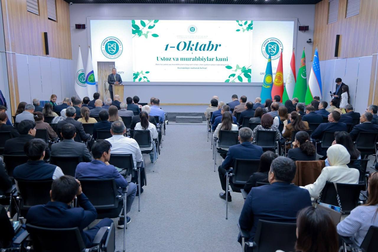 “Green University” ustozlari “Tabiat himoyachisi” ko‘krak nishoni bilan taqdirlandi